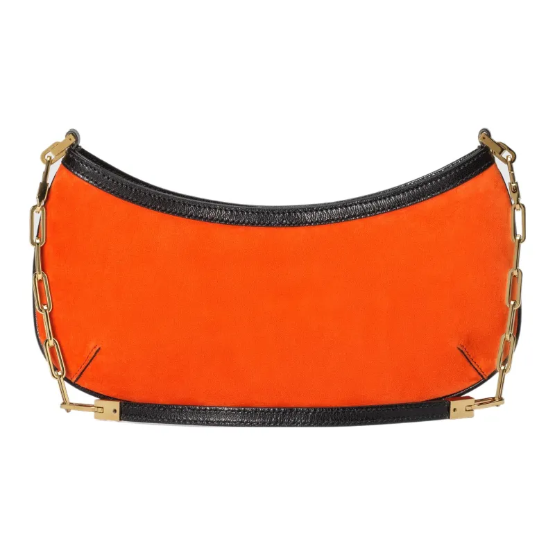 GUCCI Suede Handbag, Shoulder Bag Women's-3