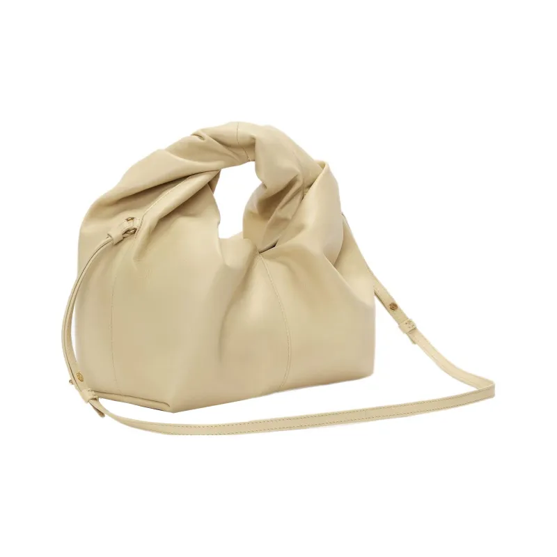 JW Anderson Calfskin Handbag, Shoulder Bag, Crossbody Bag Mini Women's Light Yellow-2