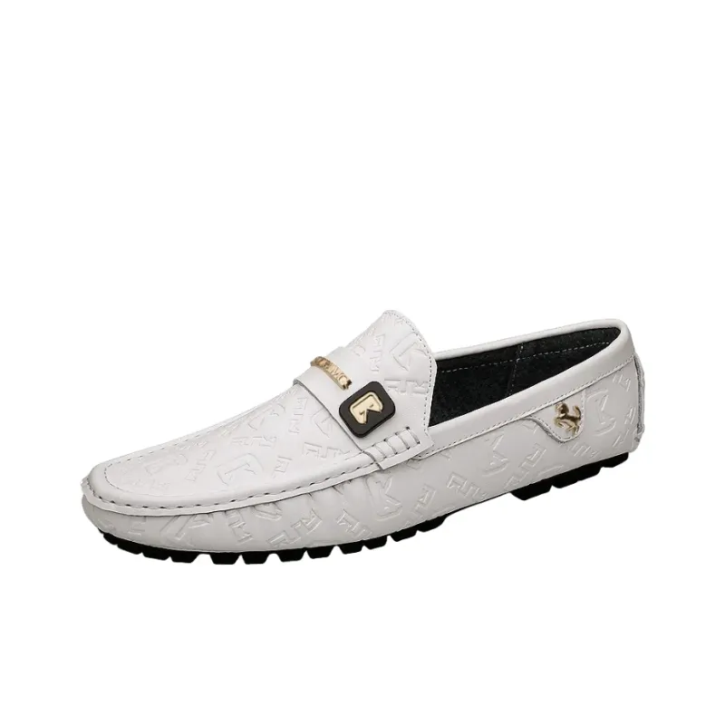 CKVUSAMG Gommino Loafers Men Black/White-1