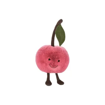 JELLYCAT Fun Food Collection Amuseable Cherry Cherry Marbles Dolls Plush Doll 23cm Height