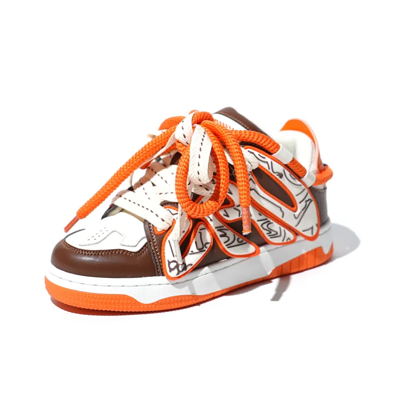 VFTS Puffy Shoes Warm Slip-Resistant Water-Resistant Cushioning Wear-Resistant Balance Low-Top Skateboard Shoes Unisex-12