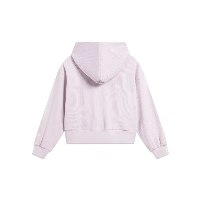 LiNing Chinese Culture Series Sweatshirt Women's Dusty Pink Purple-1