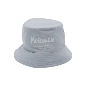 Alexander McQueen Logo Printed Bucket Hat