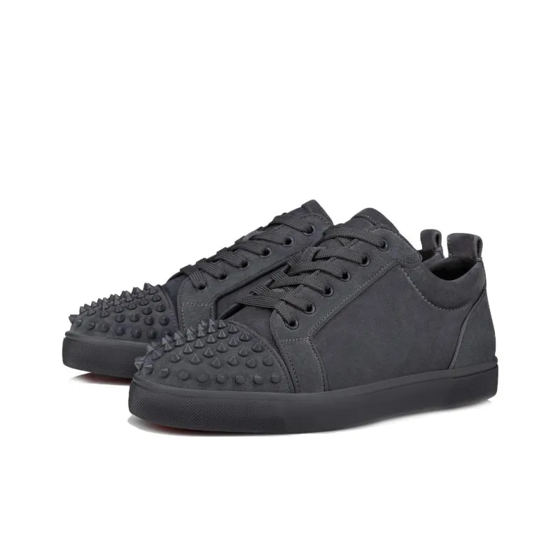 Christian Louboutin Louis Junior Spikes Smoky-1