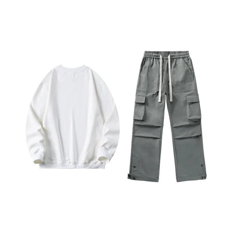 Hepburn Cat Sweatshirt Sets Unisex-10