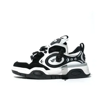 VFTS Fashion Puffy Shoes Coverage Warm Slip-Resistant Cushioning Wear-Resistant Balance Low-Top Skateboard Shoes Unisex