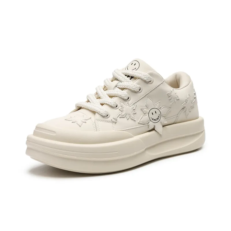SMILEY Slip-Resistant Low-Top Skateboard Shoes Men's-11