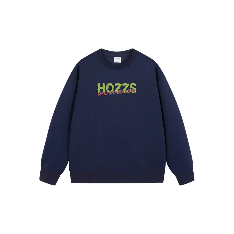 HOZZS x WULIAOYUAN LIANMINGKUAN Crew Neck Pullover Fleece Lined Hoodies & Sweatshirts Unisex-13