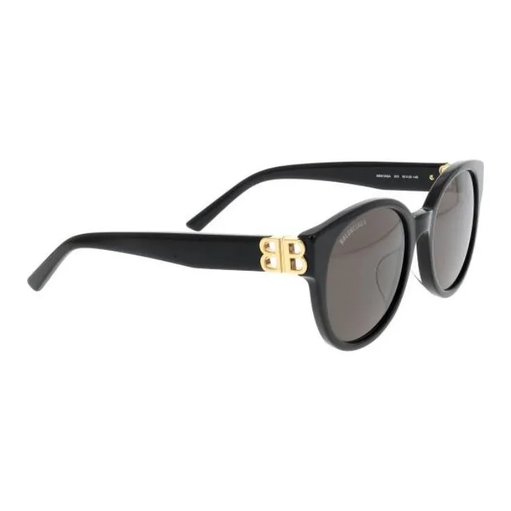 Balenciaga Plastic Irregular Shape Sunglasses Men's Black-0