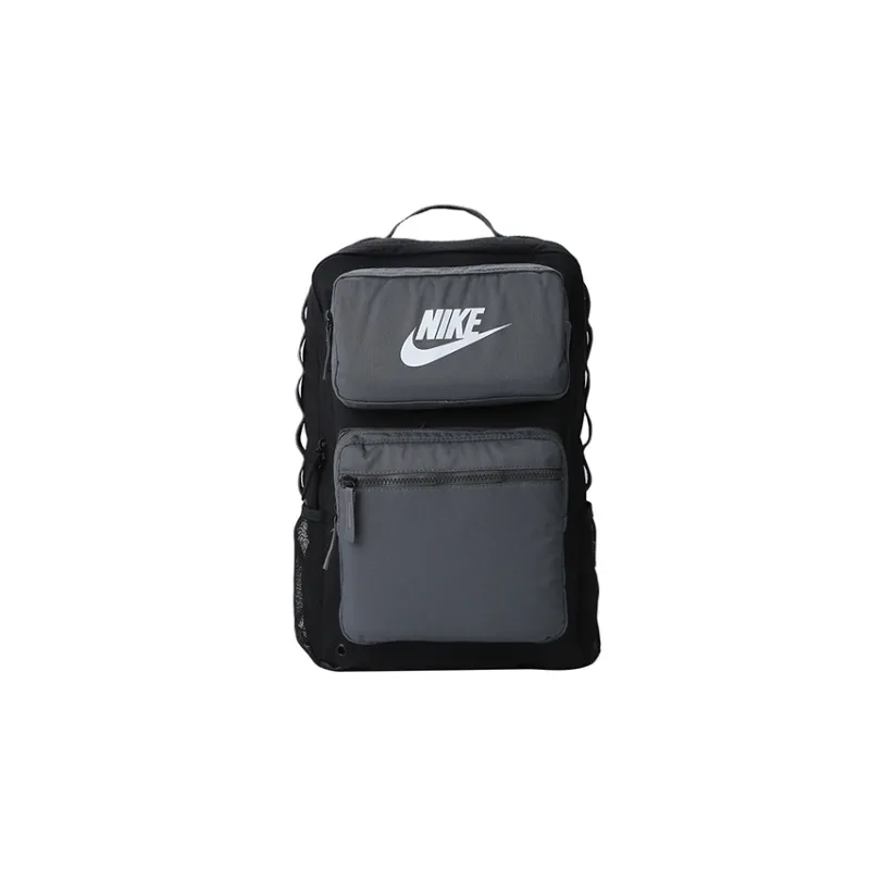 Nike Polyester Backpack Regular Men's Black Gray Color-0