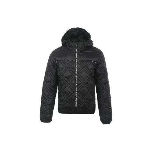 VERSACE JEANS COUTURE Down Jackets Men Black