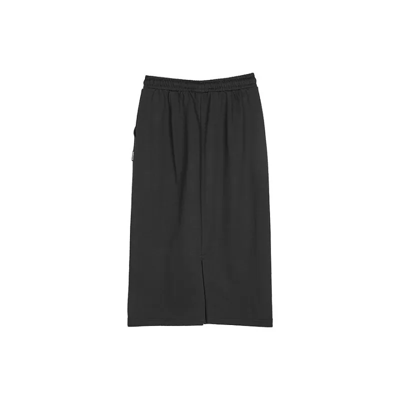 Skechers Casual Long Skirt Women's Carbon Black-1