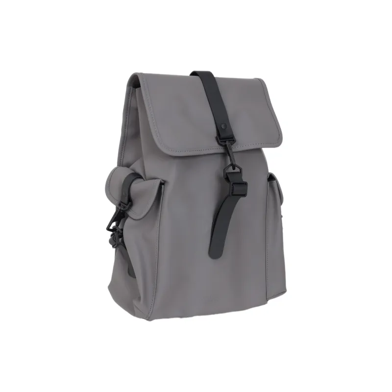 Rains Polyester Backpack Mini Men's Gray-1