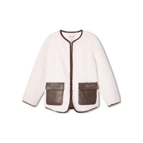 P.Salt Velvet Jackets Women's Off White