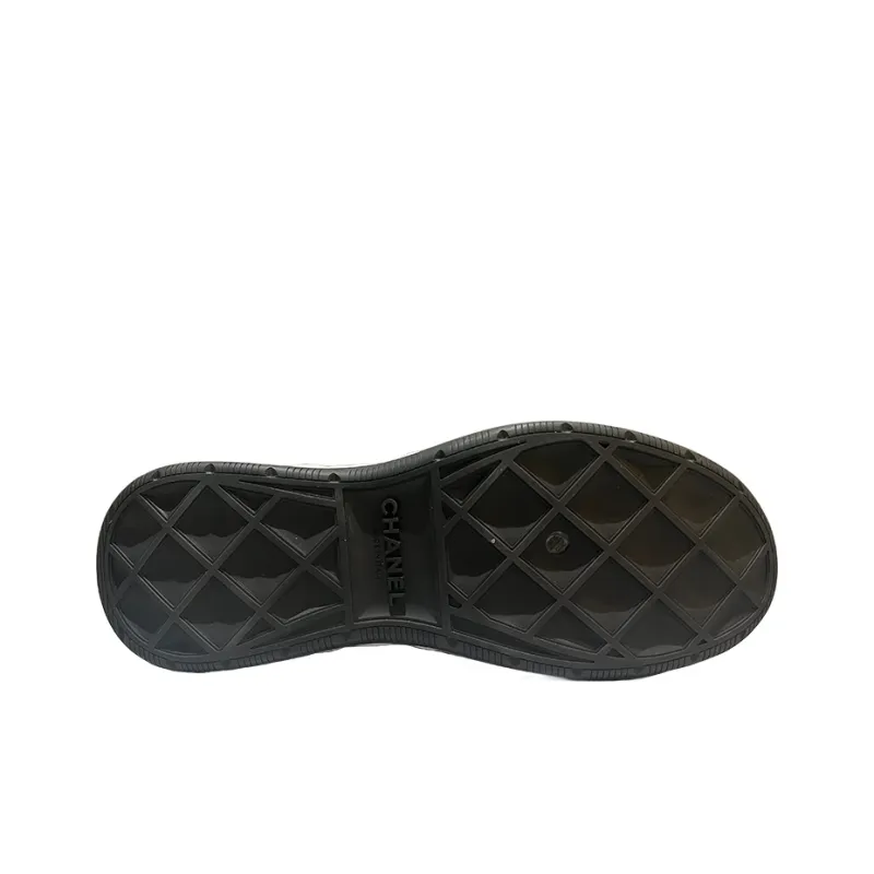 CHANEL Abrasion Resistant Low Top Casual Shoes Men's Black-4
