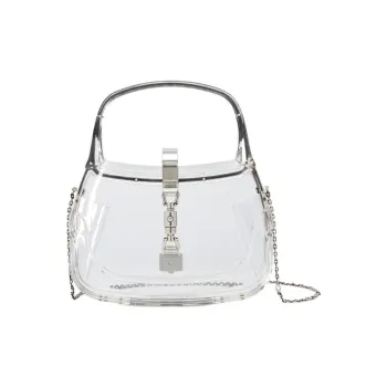 GUCCI Jackie 1961 Plexiglass Portable Crossbody Bag Shoulder Bag Mini Women's Transparent