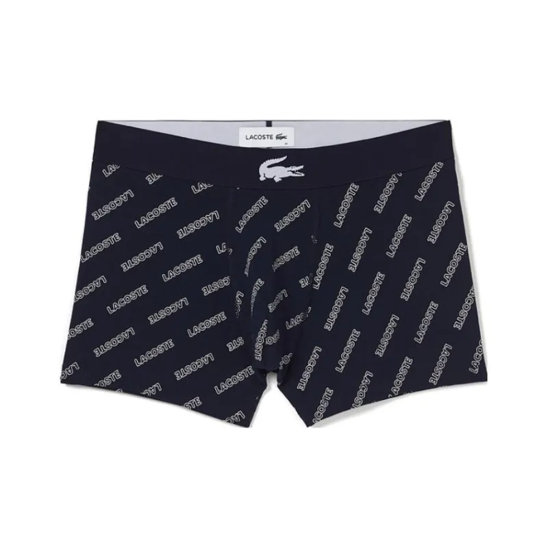 LACOSTE Logo waistband Boxers Pack Of Three-0