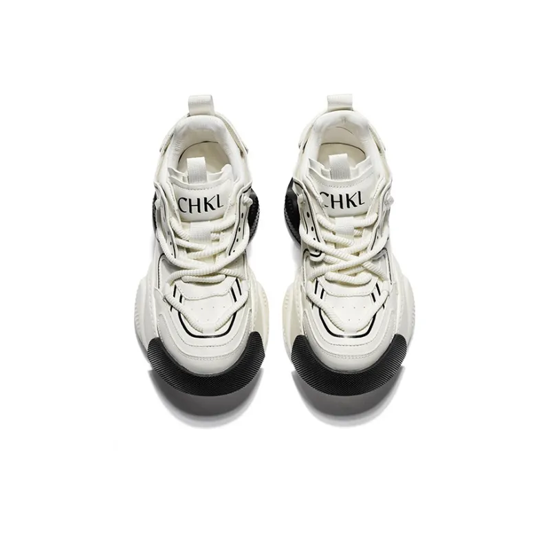 CHERYKALLY Height Increasing Low-Top Chunky Sneakers Women's 6.5cm-3