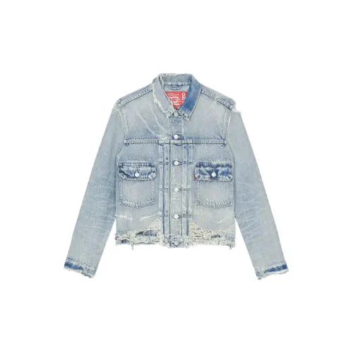 Levis X KENZO Denim Jackets Unisex Denim Blue