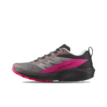 SALOMON Sense Ride 5 Cushioned Slip Resistant Low Top Running Shoes Women's Taupe