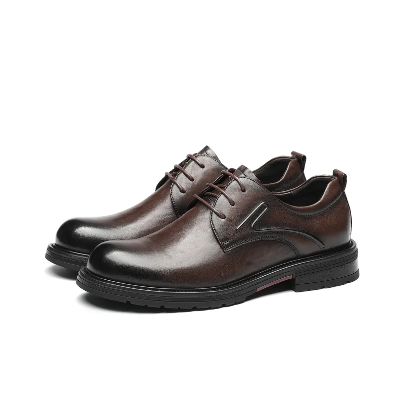 15 MINS Dress Shoes Men Low Top Black/Brown-11
