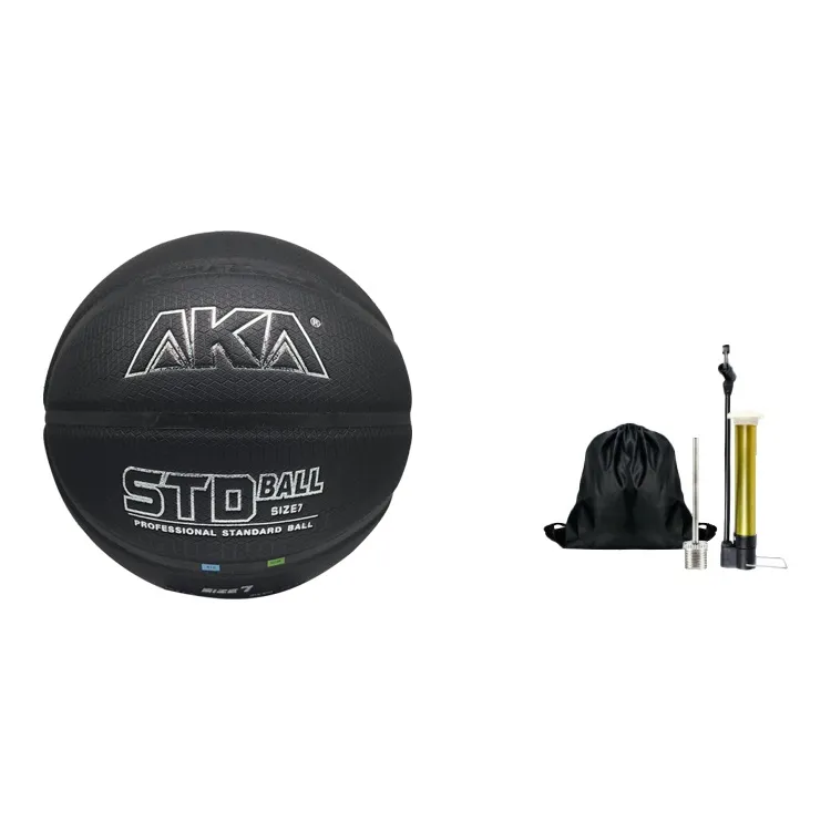 AKA PU Basketball Black Size 7 Training Unisex-4