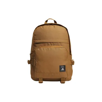 Adidas Recycled Material Polyester Backpack Regular Unisex Bronze Strata