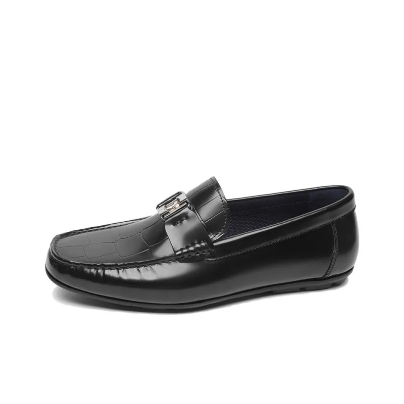 CROWN Loafers Men's Black One Yard Larger-0