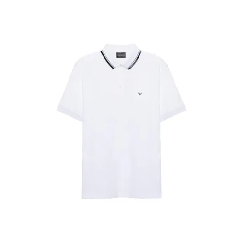 EMPORIO ARMANI Polo Shirts Men White