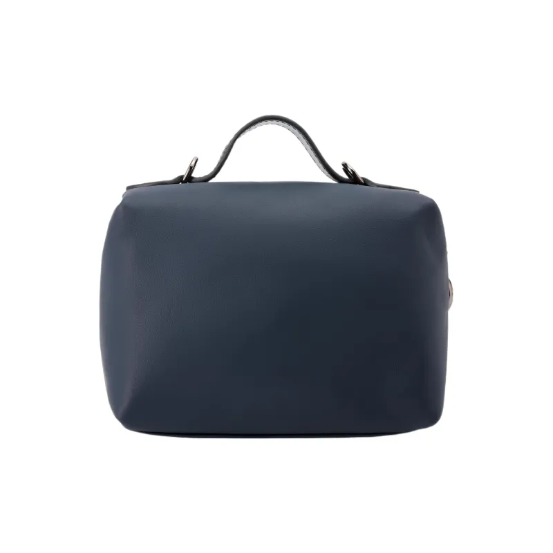 LONGCHAMP Le Pliage Xtra Cow Leather Handbag Shoulder Bag Crossbody Bag Mini Women's Navy-2