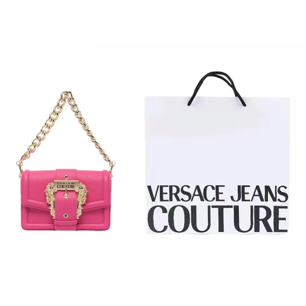 VERSACE JEANS COUTURE Polyester Portable Crossbody Bag, Shoulder Bag Women's Pink-8