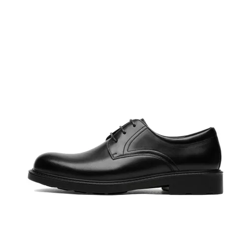 CROWN Dress Shoes Men Low-Top Black