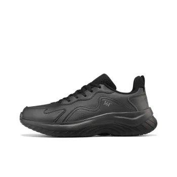 361° Slip Resistant Lightweight Warm Low Top Running Shoes Men's Obsidian Black