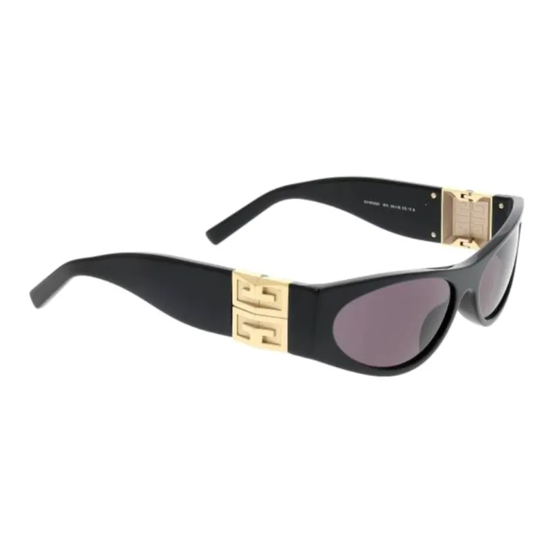 GIVENCHY Acetate Irregular Shape Sunglasses Unisex Black-1