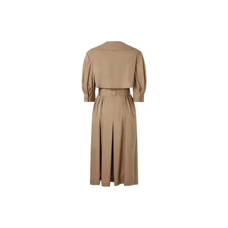 JZ. ANNAKRO Trench Coats Women's Coffee-1