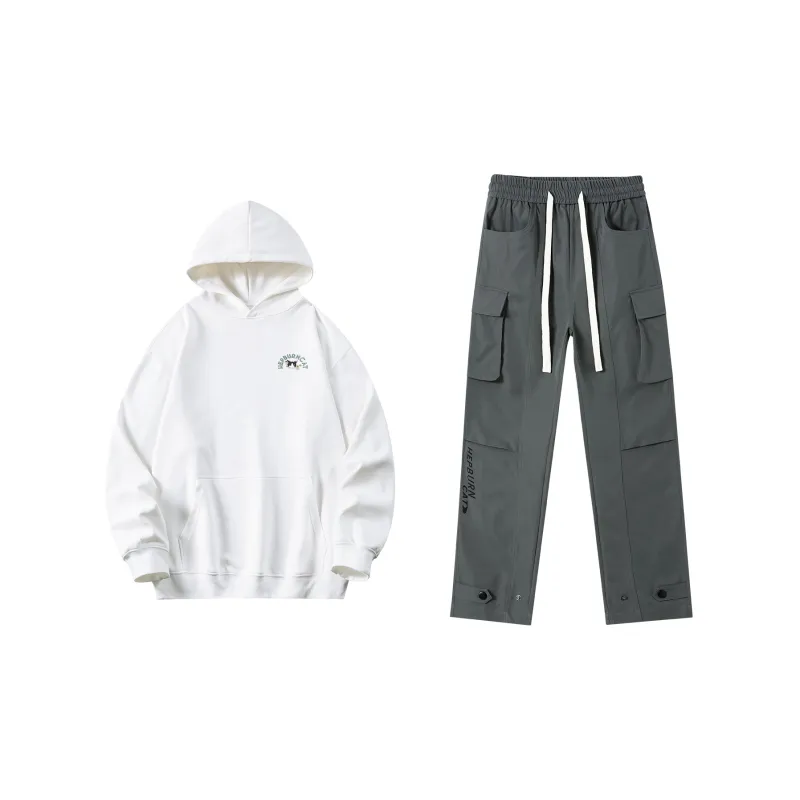Hepburn Cat Sweatshirt Sets Unisex-1