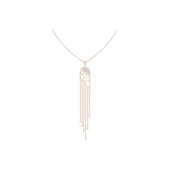 Swarovski Precisely Necklaces Women's Rose Gold