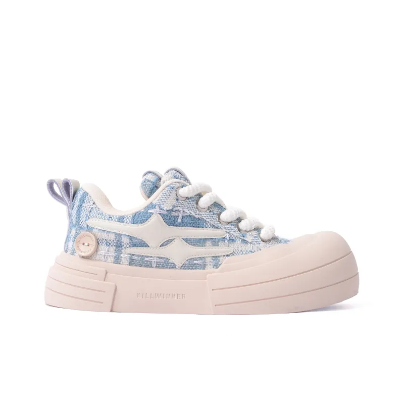 KILLWINNER 'Smile Life' Collection Abrasion Resistant Low Top Skateboard Shoes Unisex Blue-1