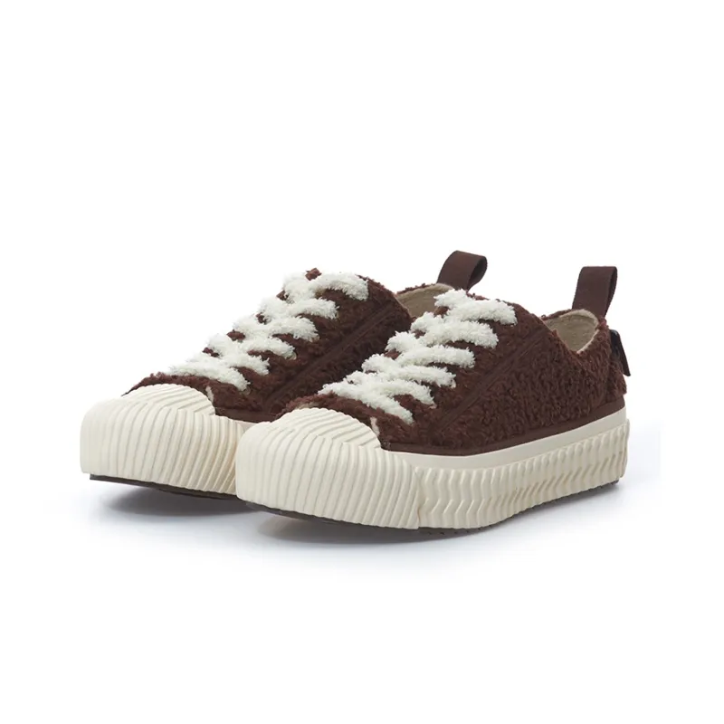 Excelsior Canvas Shoes Unisex Low Top Cocoa Bear Brown-1
