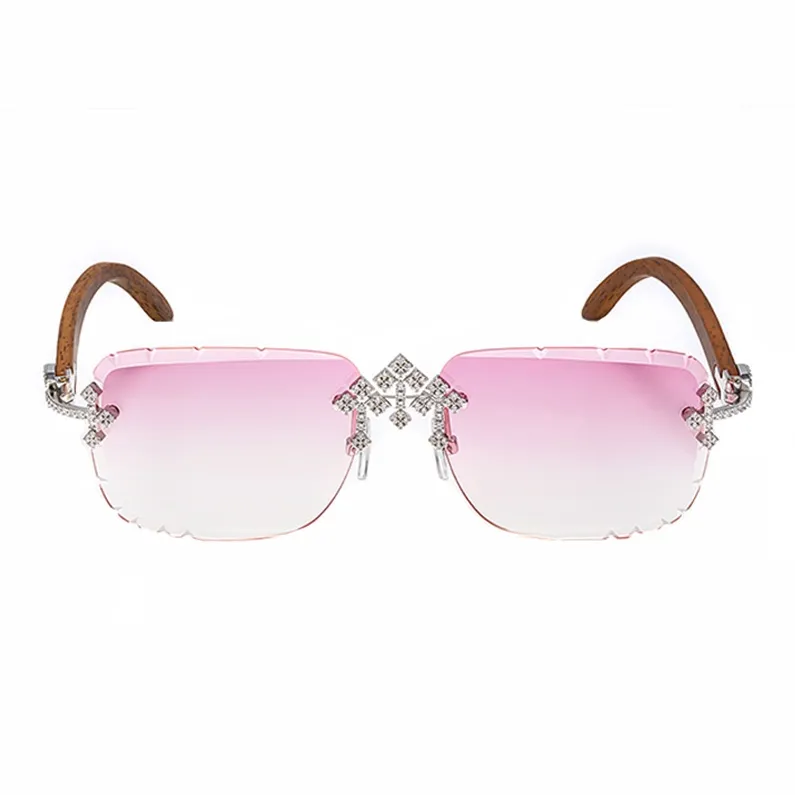 ICEGIANT 925 Sterling Silver Rectangular Sunglasses Unisex-3