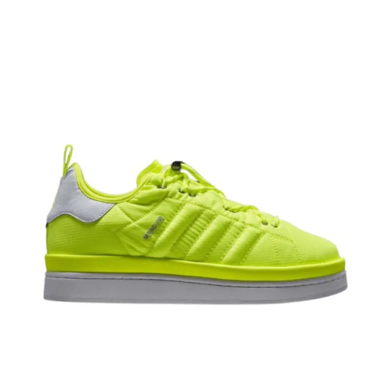 Adidas Originals x Moncler Low Top Skateboard Shoes Unisex Bright Yellow-1