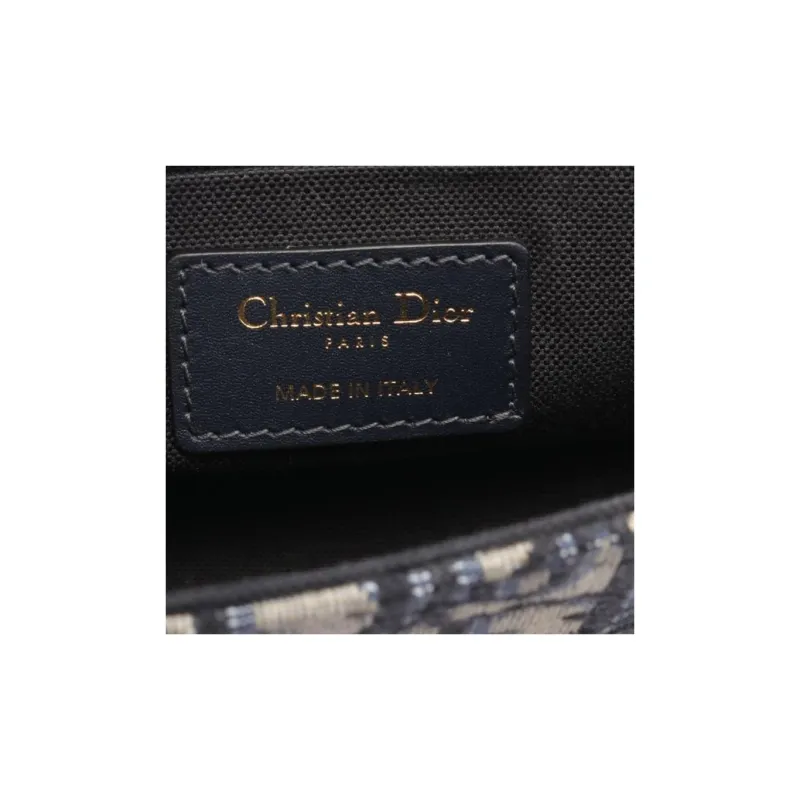 DIOR 30 Montaigne Box Bag Blue DIOR Oblique Jacquard-6