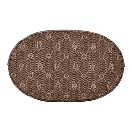 Hush Puppies Synthetic Leather Shoulder Bag Medium Size Women's Khaki/Beige Apricot/Coffee-4