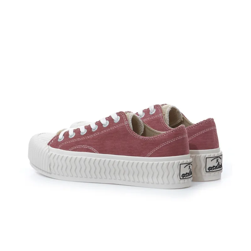 Excelsior Canvas Shoes Women's Low Top Russell Red-3