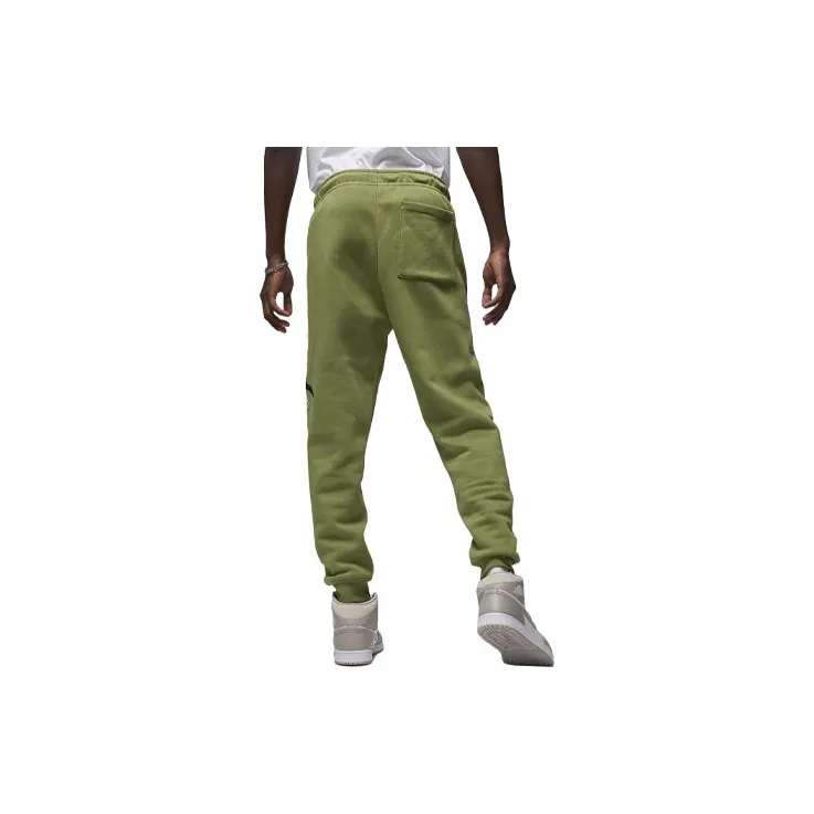 Jordan Essentials Knitted Sweatpants Men Light Olive-1