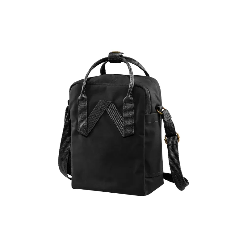 Fjallraven Kanken Vinylon Shoulder Bag, Crossbody Bag, Handbag Regular Unisex Black-2