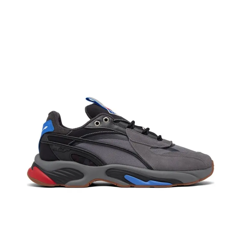 PUMA Rs Connect Slip Resistant Low Top Casual Shoes Men's Black Gray Color-1
