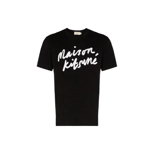 Maison Kitsune T-Shirts Men Black