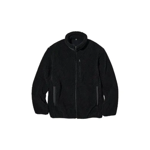 UNIQLO Velvet Jackets Unisex Black -09