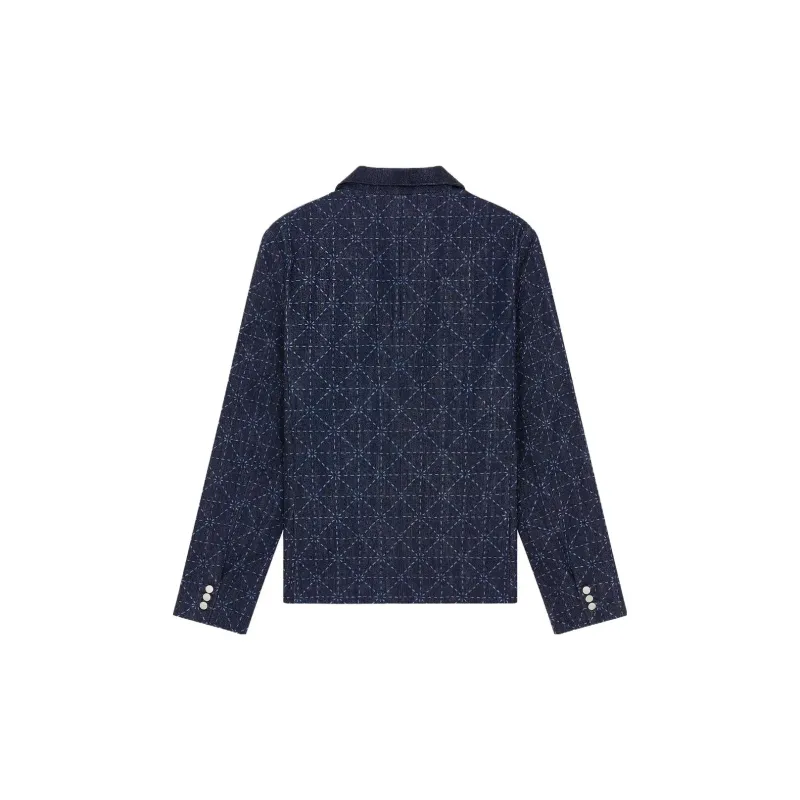 KENZO X LEVI'S Printed Denim Blazer-1